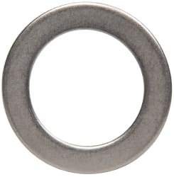Made in USA - 0.03" Thick, 0.505" Inside x 3/4" OD, Round Shim - 7/16" Screw, Uncoated 302/304 Stainless Steel - Apex Tool & Supply