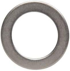 Made in USA - 0.03" Thick, 0.505" Inside x 3/4" OD, Round Shim - 7/16" Screw, Uncoated 302/304 Stainless Steel - Apex Tool & Supply