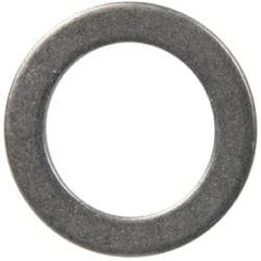 Made in USA - 0.06" Thick, 0.505" Inside x 3/4" OD, Round Shim - 7/16" Screw, Uncoated 302/304 Stainless Steel - Apex Tool & Supply