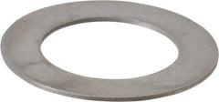 Made in USA - 0.024" Thick, 0.63" Inside x 1" OD, Round Shim - 9/16" Screw, Uncoated 302/304 Stainless Steel - Apex Tool & Supply