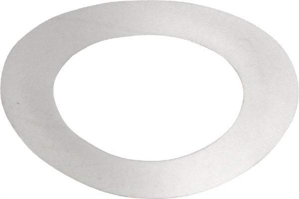 Made in USA - 0.003" Thick, 0.63" Inside x 1" OD, Round Shim - 9/16" Screw, Uncoated 302/304 Stainless Steel - Apex Tool & Supply