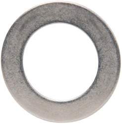 Made in USA - 0.03" Thick, 0.63" Inside x 1" OD, Round Shim - 9/16" Screw, Uncoated 302/304 Stainless Steel - Apex Tool & Supply