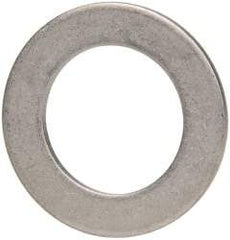 Made in USA - 1/16" Thick, 0.63" Inside x 1" OD, Round Shim - 9/16" Screw, Uncoated 302/304 Stainless Steel - Apex Tool & Supply