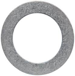 Made in USA - 0.02" Thick, 0.755" Inside x 1-1/8" OD, Round Shim - 5/8" Screw, Uncoated 302/304 Stainless Steel - Apex Tool & Supply