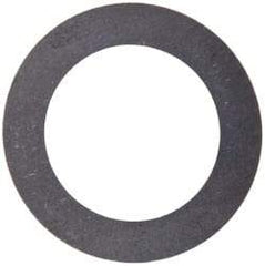 Made in USA - 0.005" Thick, 0.755" Inside x 1-1/8" OD, Round Shim - 5/8" Screw, Uncoated 302/304 Stainless Steel - Apex Tool & Supply