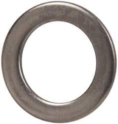 Made in USA - 0.09" Thick, 3/4" Inside x 1-1/8" OD, Round Shim - 5/8" Screw, Uncoated 302/304 Stainless Steel - Apex Tool & Supply