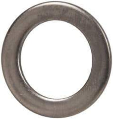 Made in USA - 0.09" Thick, 3/4" Inside x 1-1/8" OD, Round Shim - 5/8" Screw, Uncoated 302/304 Stainless Steel - Apex Tool & Supply
