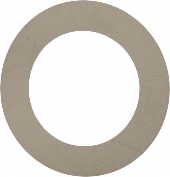 Made in USA - 0.002" Thick, 7/8" Inside x 1-3/8" OD, Round Shim - 3/4" Screw, Uncoated 302/304 Stainless Steel - Apex Tool & Supply