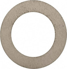 Made in USA - 0.024" Thick, 7/8" Inside x 1-3/8" OD, Round Shim - 3/4" Screw, Uncoated 302/304 Stainless Steel - Apex Tool & Supply