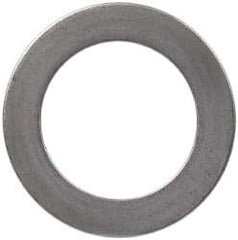 Made in USA - 0.03" Thick, 1" Inside x 1-1/2" OD, Round Shim - 7/8" Screw, Uncoated 302/304 Stainless Steel - Apex Tool & Supply