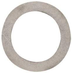 Made in USA - 0.015" Thick, 1-1/8" Inside x 1-5/8" OD, Round Shim - Uncoated 302/304 Stainless Steel - Apex Tool & Supply