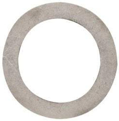 Made in USA - 0.015" Thick, 1-1/8" Inside x 1-5/8" OD, Round Shim - Uncoated 302/304 Stainless Steel - Apex Tool & Supply