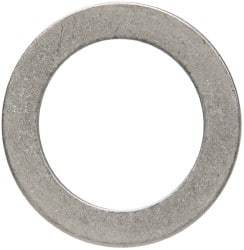 Made in USA - 0.06" Thick, 1-1/8" Inside x 1-5/8" OD, Round Shim - Uncoated 302/304 Stainless Steel - Apex Tool & Supply