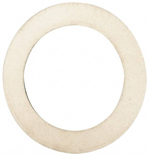 Made in USA - 0.008" Thick, 1-1/8" Inside x 1-5/8" OD, Round Shim - Uncoated 302/304 Stainless Steel - Apex Tool & Supply