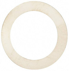 Made in USA - 0.001" Thick, 1-1/4" Inside x 1-3/4" OD, Round Shim - Uncoated 302/304 Stainless Steel - Apex Tool & Supply