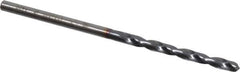 OSG - 2.49936mm 120° Vanadium High Speed Steel Jobber Drill - TiCN Finish, Right Hand Cut, Spiral Flute, Straight Shank, 57mm OAL, Standard Point - Apex Tool & Supply