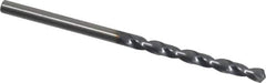 OSG - 3.50012mm 120° Vanadium High Speed Steel Jobber Drill - TiCN Finish, Right Hand Cut, Spiral Flute, Straight Shank, 70mm OAL, Standard Point - Apex Tool & Supply
