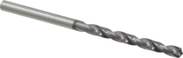 OSG - 4.20116mm 120° Vanadium High Speed Steel Jobber Drill - TiCN Finish, Right Hand Cut, Spiral Flute, Straight Shank, 75mm OAL, Standard Point - Apex Tool & Supply
