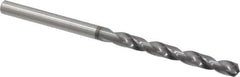 OSG - 4.20116mm 120° Vanadium High Speed Steel Jobber Drill - TiCN Finish, Right Hand Cut, Spiral Flute, Straight Shank, 75mm OAL, Standard Point - Apex Tool & Supply