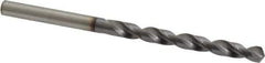 OSG - 5.00126mm 120° Vanadium High Speed Steel Jobber Drill - TiCN Finish, Right Hand Cut, Spiral Flute, Straight Shank, 86mm OAL, Standard Point - Apex Tool & Supply