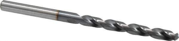 OSG - 5.6007mm 120° Vanadium High Speed Steel Jobber Drill - TiCN Finish, Right Hand Cut, Spiral Flute, Straight Shank, 93mm OAL, Standard Point - Apex Tool & Supply