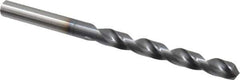 OSG - 6.70052mm 120° Vanadium High Speed Steel Jobber Drill - TiCN Finish, Right Hand Cut, Spiral Flute, Straight Shank, 101mm OAL, Standard Point - Apex Tool & Supply