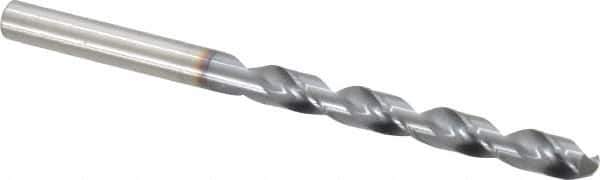 OSG - Letter I 120° Vanadium High Speed Steel Jobber Drill - TiCN Finish, Right Hand Cut, Spiral Flute, Straight Shank, 109mm OAL, Standard Point - Apex Tool & Supply
