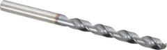 OSG - Letter I 120° Vanadium High Speed Steel Jobber Drill - TiCN Finish, Right Hand Cut, Spiral Flute, Straight Shank, 109mm OAL, Standard Point - Apex Tool & Supply
