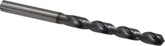 OSG - 7.39902mm 120° Vanadium High Speed Steel Jobber Drill - TiCN Finish, Right Hand Cut, Spiral Flute, Straight Shank, 109mm OAL, Standard Point - Apex Tool & Supply