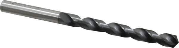 OSG - 8.8011mm 120° Vanadium High Speed Steel Jobber Drill - TiCN Finish, Right Hand Cut, Spiral Flute, Straight Shank, 125mm OAL, Standard Point - Apex Tool & Supply