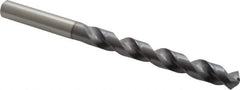 OSG - 9.29894mm 120° Vanadium High Speed Steel Jobber Drill - TiCN Finish, Right Hand Cut, Spiral Flute, Straight Shank, 125mm OAL, Standard Point - Apex Tool & Supply