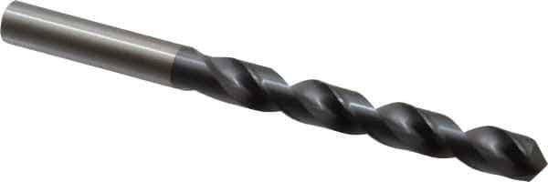 OSG - 10.39876mm 120° Vanadium High Speed Steel Jobber Drill - TiCN Finish, Right Hand Cut, Spiral Flute, Straight Shank, 133mm OAL, Standard Point - Apex Tool & Supply