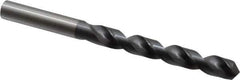 OSG - 10.39876mm 120° Vanadium High Speed Steel Jobber Drill - TiCN Finish, Right Hand Cut, Spiral Flute, Straight Shank, 133mm OAL, Standard Point - Apex Tool & Supply