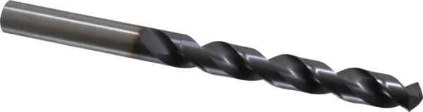 OSG - 11.19886mm 120° Vanadium High Speed Steel Jobber Drill - TiCN Finish, Right Hand Cut, Spiral Flute, Straight Shank, 142mm OAL, Standard Point - Apex Tool & Supply