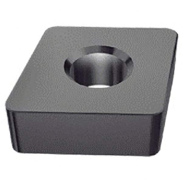 Iscar - CNGA434 T Grade IS80 Ceramic Turning Insert - Al2O3/TiN Finish, 80° Diamond, 1/2" Inscr Circle, 3/16" Thick, 1/16" Corner Radius - Apex Tool & Supply