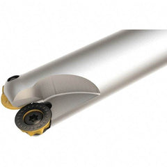 Iscar - 20mm Cutting Diam, 7mm Max Depth of Cut, Modular Connection Indexable Copy End Mill - 2 Inserts, RXCR, RXCW, RXMT 10 Insert, ER Toolholder - Apex Tool & Supply