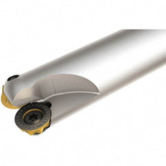 Iscar - 1-1/2" Cutting Diam, Modular Connection Indexable Copy End Mill - 3 Inserts, RC.W Insert, ER Toolholder - Apex Tool & Supply