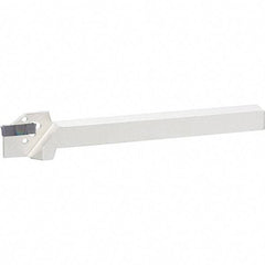 Iscar - External Thread, 0.69" Max Depth of Cut, 0.118" Min Groove Width, 4-1/2" OAL, Right Hand Indexable Grooving Cutoff Toolholder - 1/2" Shank Height x 1/2" Shank Width, DG.. Insert Style, DGT Toolholder Style, Series Do-Grip - Apex Tool & Supply