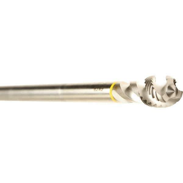 Emuge - M20x2.50 3 Flute Bright Finish Cobalt Spiral Flute Extension Tap - Modified Bottoming Chamfer, 280mm OAL, 6H Class of Fit, Series Enorm - Apex Tool & Supply