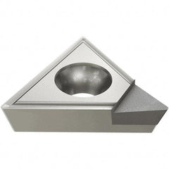 Iscar - TPGX730 Grade ID5 Polycrystalline Diamond (PCD) Turning Insert - Uncoated, 60° Triangle, 7/32" Inscr Circle, 3/32" Thick, 0.0079" Corner Radius - Apex Tool & Supply