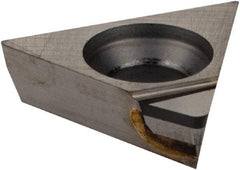 Iscar - TPGX731 Grade ID5 Polycrystalline Diamond (PCD) Turning Insert - Uncoated, 60° Triangle, 7/32" Inscr Circle, 3/32" Thick, 1/64" Corner Radius - Apex Tool & Supply