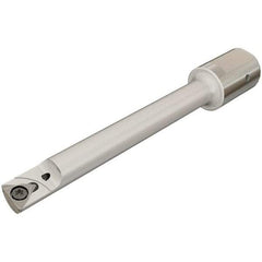 Iscar - 14mm Min Bore Diam, 127mm OAL, 16mm Shank Diam, IHAXF Indexable Boring Bar - 105mm Max Bore Depth, TPGX 73.. Insert - Apex Tool & Supply