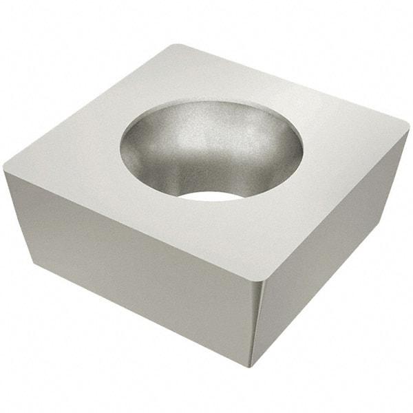 Iscar - SCMW31 Grade IC20 Carbide Milling Insert - Uncoated, 3/8" Inscribed Circle, 0.156" Thick, 0.41mm Corner Radius - Apex Tool & Supply