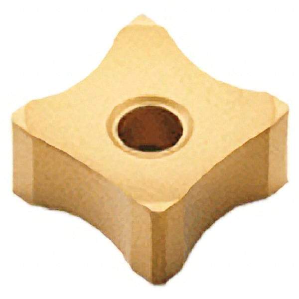Kyocera - CNGA431 Grade KBN25M CBN Turning Insert - Megacoat Finish, 80° Diamond, 1/2" Inscr Circle, 3/16" Thick, 1/64" Corner Radius - Apex Tool & Supply