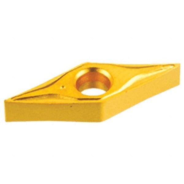 Iscar - VNMG2.5 NF Grade IC6015 Carbide Turning Insert - TiCN/Al2O3/TiN Finish, 35° Diamond, 7.15mm Inscr Circle, 3.97mm Thick, 0.8mm Corner Radius - Apex Tool & Supply