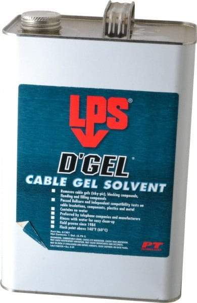 LPS - 1 Gal Bottle Cable Cleaner - Liquid, Citrus & Petroleum Distillate, Unscented - Apex Tool & Supply