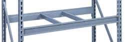 Tennsco - 2,150 Lb Capacity Bulk Storage Shelf Beam Kit - 96" Wide x 3-5/8" High x 36" Deep x 1-1/2" Thick, Medium Gray - Apex Tool & Supply