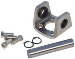 SMC PNEUMATICS - Air Cylinder Double Clevis - For 1-1/4" Air Cylinders, Use with NCGD - Apex Tool & Supply