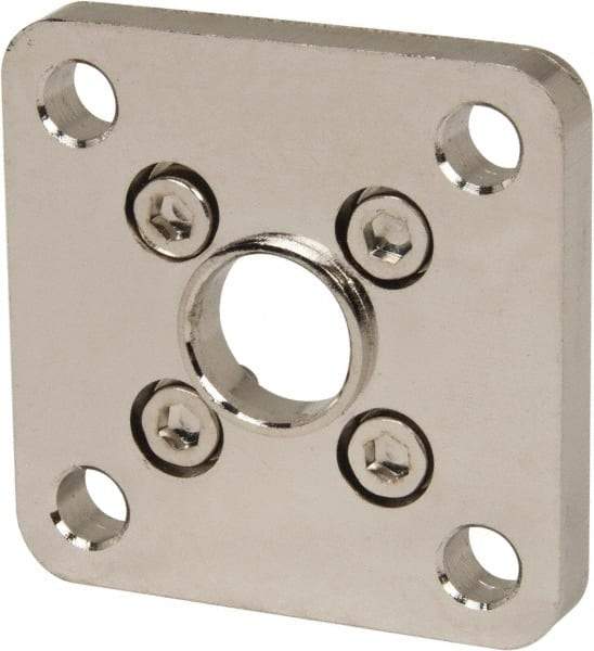 SMC PNEUMATICS - Air Cylinder Flange Mount - For 1-1/4" Air Cylinders, Use with NCGF/G - Apex Tool & Supply