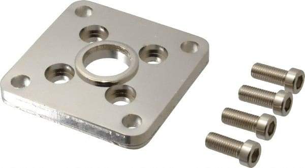 SMC PNEUMATICS - Air Cylinder Flange Mount - For 2" Air Cylinders, Use with NCGF/G - Apex Tool & Supply